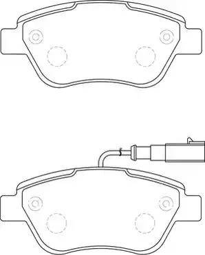 Duron DBP231946 - Brake Pad Set, disc brake www.autospares.lv