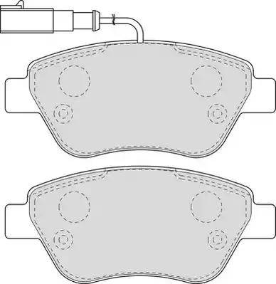 Duron DBP231466 - Brake Pad Set, disc brake www.autospares.lv