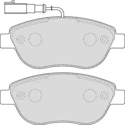 Duron DBP231467 - Тормозные колодки, дисковые, комплект www.autospares.lv