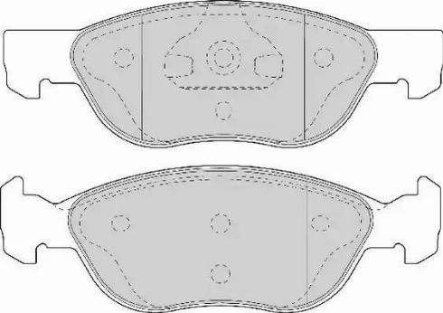 Duron DBP231651 - Brake Pad Set, disc brake www.autospares.lv