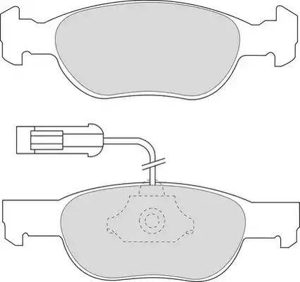 Duron DBP231040 - Bremžu uzliku kompl., Disku bremzes www.autospares.lv