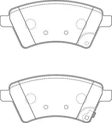 Duron DBP231875 - Тормозные колодки, дисковые, комплект www.autospares.lv