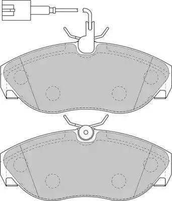 Duron DBP231396 - Brake Pad Set, disc brake www.autospares.lv