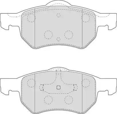 Duron DBP221474 - Brake Pad Set, disc brake www.autospares.lv