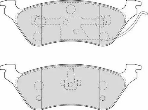 Duron DBP221475 - Bremžu uzliku kompl., Disku bremzes www.autospares.lv