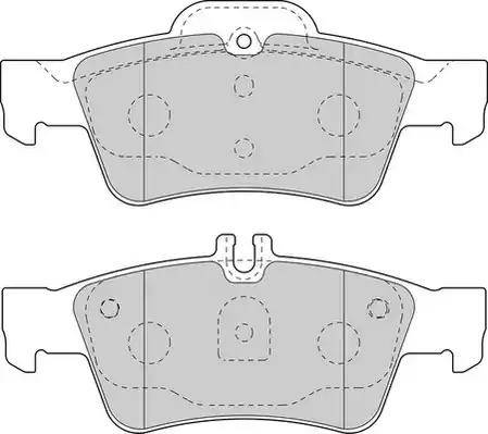 Duron DBP221526 - Тормозные колодки, дисковые, комплект www.autospares.lv