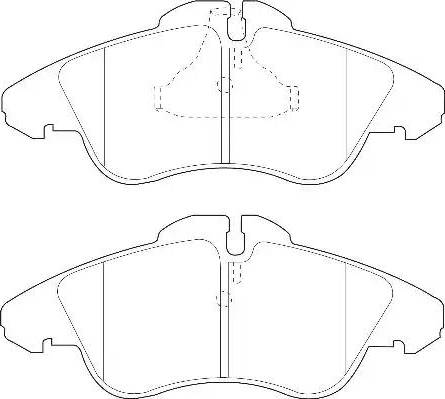 Duron DBP221038 - Тормозные колодки, дисковые, комплект www.autospares.lv