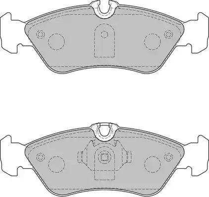 Duron DBP221876 - Тормозные колодки, дисковые, комплект www.autospares.lv