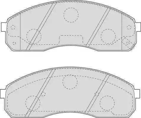 Duron DBP271595 - Bremžu uzliku kompl., Disku bremzes www.autospares.lv