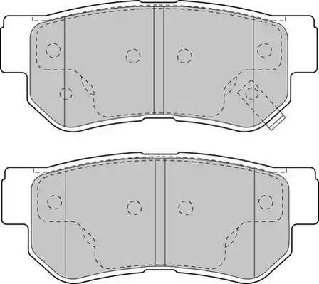 Duron DBP271606 - Brake Pad Set, disc brake www.autospares.lv