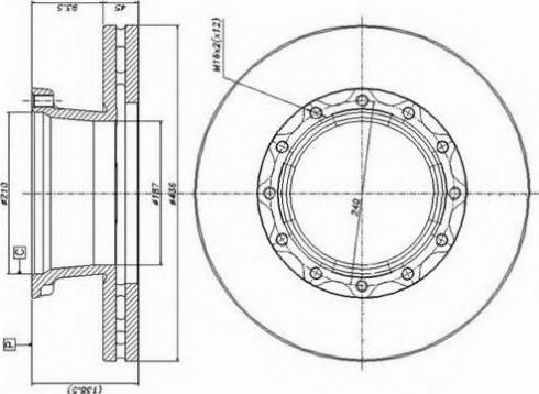 Duron DCR173A - Bremžu diski www.autospares.lv