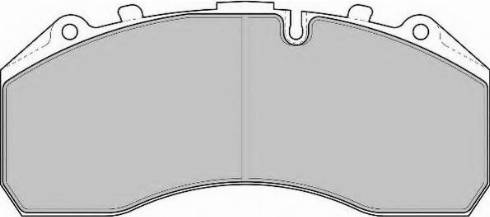 Duron DCV1914FE - Brake Pad Set, disc brake www.autospares.lv