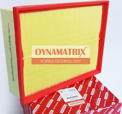 Dynamatrix DAF819 - Воздушный фильтр, двигатель www.autospares.lv