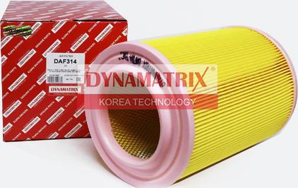 Dynamatrix DAF314 - Gaisa filtrs www.autospares.lv