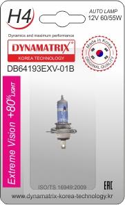 Dynamatrix DB64193EXV-01B - Лампа накаливания, основная фара www.autospares.lv