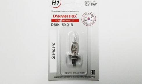 Dynamatrix DB64150-01B - Лампа накаливания, основная фара www.autospares.lv