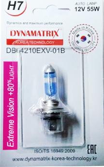 Dynamatrix DB64210EXV-01B - Лампа накаливания, основная фара www.autospares.lv