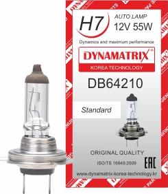 Dynamatrix DB64210 - Лампа накаливания, основная фара www.autospares.lv