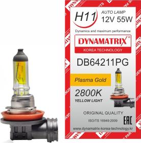 Dynamatrix DB64211PG - Bulb, headlight www.autospares.lv