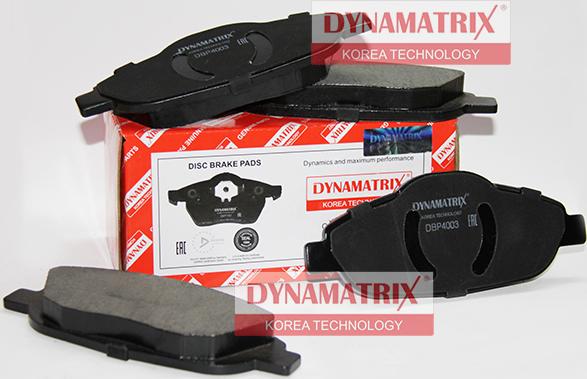 Dynamatrix DBP4003 - Bremžu uzliku kompl., Disku bremzes autospares.lv