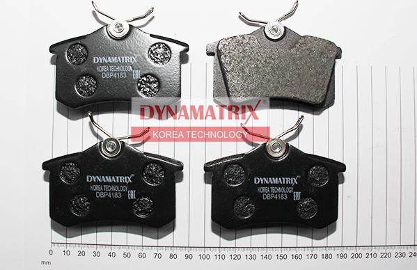 Dynamatrix DBP4183 - Brake Pad Set, disc brake www.autospares.lv