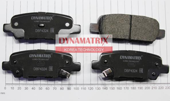 Dynamatrix DBP4324 - Brake Pad Set, disc brake www.autospares.lv