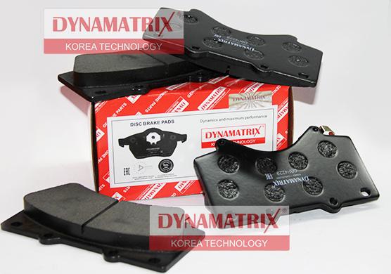 Dynamatrix DBP4229 - Brake Pad Set, disc brake www.autospares.lv