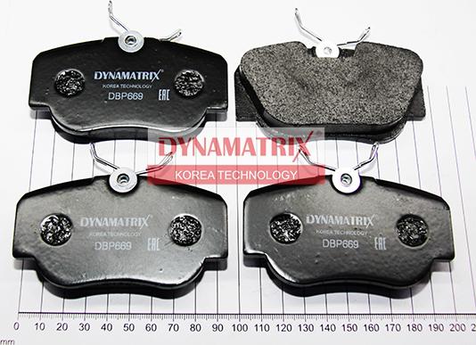 Dynamatrix DBP669 - Bremžu uzliku kompl., Disku bremzes autospares.lv