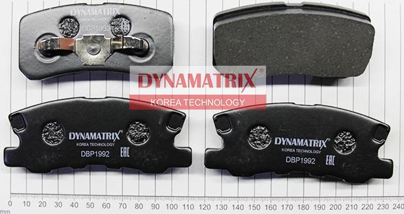 Dynamatrix DBP1992 - Bremžu uzliku kompl., Disku bremzes autospares.lv