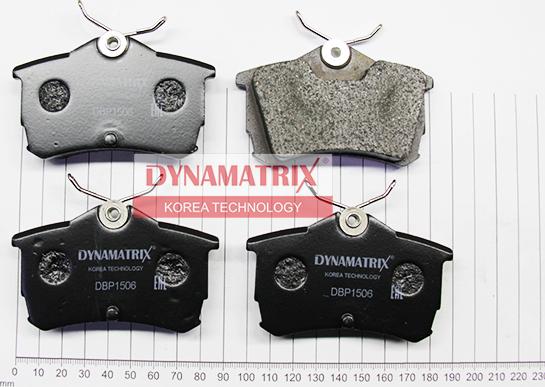 Dynamatrix DBP1506 - Brake Pad Set, disc brake www.autospares.lv