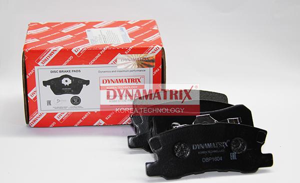 Dynamatrix DBP1604 - Bremžu uzliku kompl., Disku bremzes autospares.lv