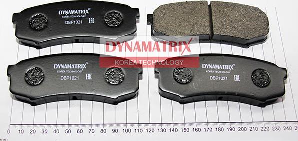 Dynamatrix DBP1021 - Brake Pad Set, disc brake www.autospares.lv