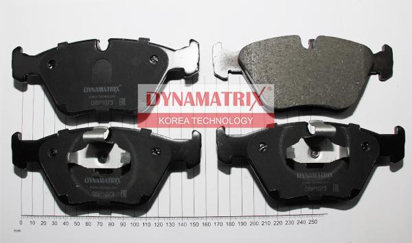 Dynamatrix DBP1073 - Тормозные колодки, дисковые, комплект www.autospares.lv