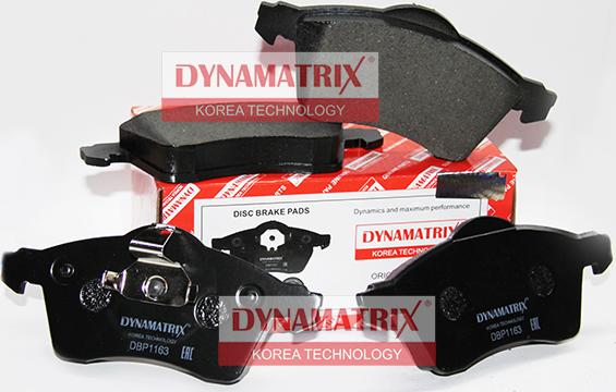 Dynamatrix DBP1163 - Bremžu uzliku kompl., Disku bremzes autospares.lv