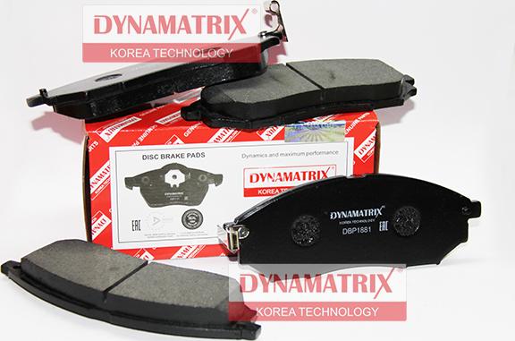 Dynamatrix DBP1881 - Bremžu uzliku kompl., Disku bremzes www.autospares.lv