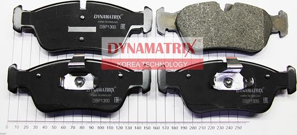 Dynamatrix DBP1300 - Brake Pad Set, disc brake www.autospares.lv