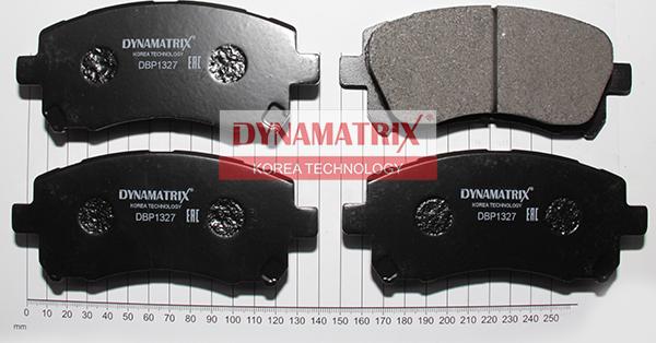 Dynamatrix DBP1327 - Brake Pad Set, disc brake www.autospares.lv