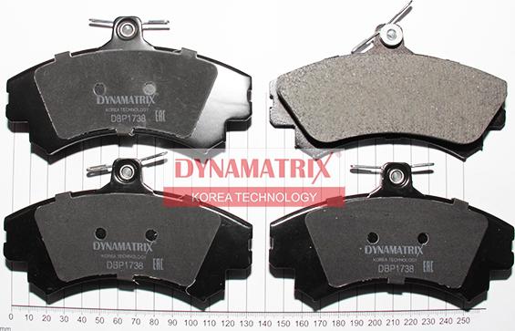 Dynamatrix DBP1738 - Bremžu uzliku kompl., Disku bremzes autospares.lv