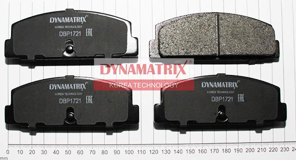 Dynamatrix DBP1721 - Bremžu uzliku kompl., Disku bremzes www.autospares.lv