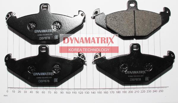 Dynamatrix DBP878 - Bremžu uzliku kompl., Disku bremzes autospares.lv