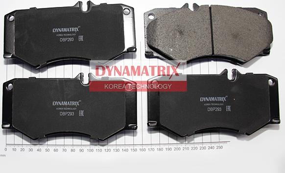 Dynamatrix DBP293 - Bremžu uzliku kompl., Disku bremzes www.autospares.lv