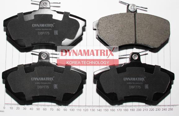 Dynamatrix DBP775 - Brake Pad Set, disc brake www.autospares.lv