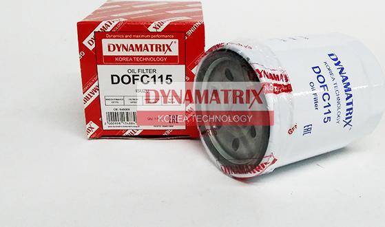 Dynamatrix DOFC115 - Oil Filter www.autospares.lv