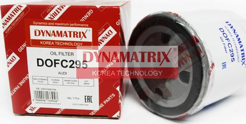 Dynamatrix DOFC295 - Eļļas filtrs www.autospares.lv