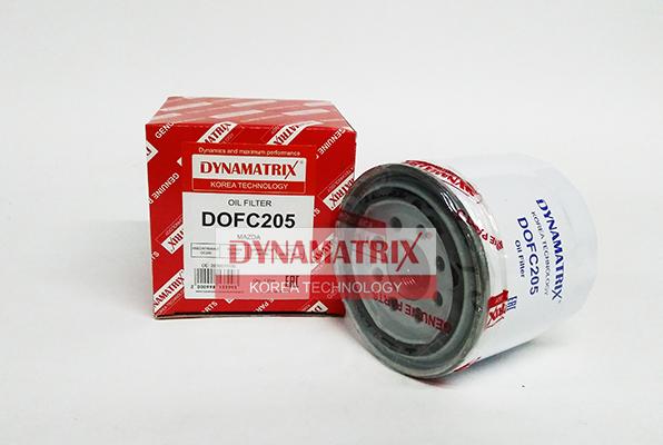 Dynamatrix DOFC205 - Масляный фильтр www.autospares.lv