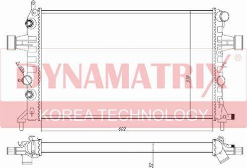 Dynamatrix DR63003A - Radiators, Motora dzesēšanas sistēma www.autospares.lv