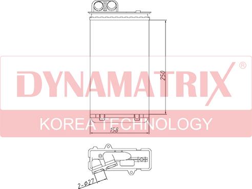 Dynamatrix DR72935 - Siltummainis, Salona apsilde www.autospares.lv