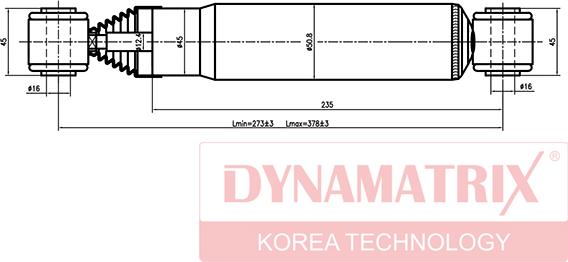 Dynamatrix DSA441066 - Амортизатор www.autospares.lv