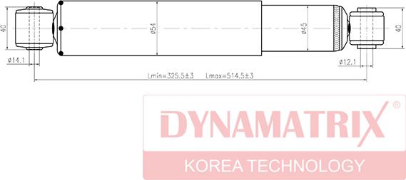 Dynamatrix DSA441081 - Amortizators autospares.lv