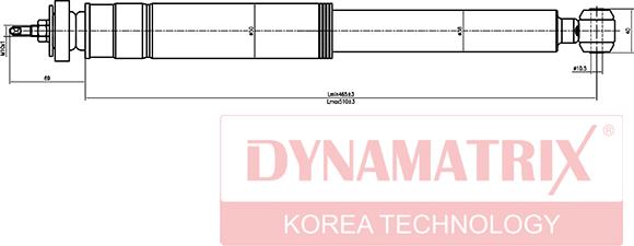 Dynamatrix DSA553183 - Shock Absorber www.autospares.lv